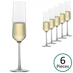 ZWIESEL GLAS Champagne glass Pure x 6 flutes